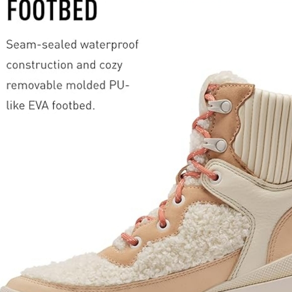 Sorel Brex Cozy Lace WP Boot Womens 8.5 - Picture 4 of 9